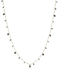 Liz Palacios Piedras Jet Swarovski Crystal Necklace