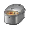 Zojirushi NP-HTC10 Induction Heating 5-1/2-Cup (Uncooked) Pressure Rice Cooker and Warmer