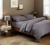 Pinzon Signature 190-Gram Velvet Flannel King Duvet Set, Graphite