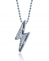 Alex Woo Little Rock Star White Lightening Bolt Pendant Necklace