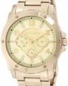 Vince Camuto Women's VC/5042CHGB Round Gold-Tone Multi-Function Bracelet Watch