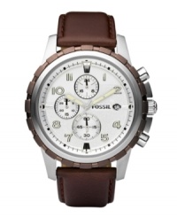 A robust Dean collection watch with just a hint of vintage appeal, by Fossil.