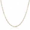 Duragold 14k Gold Solid Singapore Chain Necklace (1.15mm)