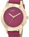 New MARC BY MARC JACOBS MBM1203 Women's Blade Amethyst Dial Amethyst Leather Band Watch