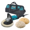 Makita 9227CX3 7-Inch Hook and Loop Electronic Polisher-Sander with Polishing Kit