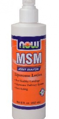 NOW Foods MSM Liposome Lotion, 8 oz