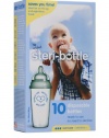 Steribottle Ready to Use Disposable Baby Bottles, 10 Count