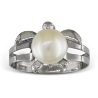 Super Cute Turtle Shaped Freshwater Pearl Ring