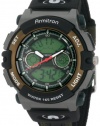 Armitron Men's 201437GRN Chronograph Analog-Digital Instalite Black Sport Watch