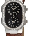 Philip Stein Women's 1DBCBZBR Diamond Lizard Strap Watch