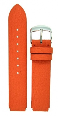 Fits Philip Stein Size 1 18mm Creamcicle Orange Calf Leather Watchband with Spring Bars By JP Leatherworks