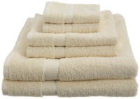 Pinzon Basics 100-Percent Egyptian Cotton 725-Gram 6-Piece Towel Set, Cream