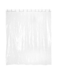 No Mildew Shower Curtain Liner - Clear