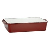 Mario Batali Cookware Classic Enamel Cast Iron Lasagna/Roaster Dish - Chianti