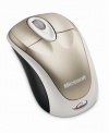 Microsoft Wireless Notebook Optical Mouse 3000 - Creme Brulee Gold