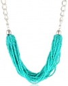 Kenneth Cole New York Turquoise Seed Bead Torsade Necklace, 21