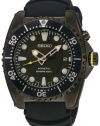 Seiko Men's SKA427P2 Kinetic Stainless Steel Black Rubber Strap Watch