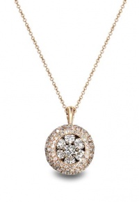 Effy Jewlery Rose Gold Diamond Pendant, .98 TCW