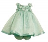 Bonnie Baby-girls Infant Embroidered Dress with Novelty Bodice