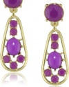 Kate Spade New York Paisley Park Purple Drop Earrings