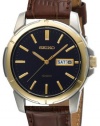 Seiko Men's SGGA08 Brown Leather Watch