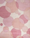 Area Rug 2x3 Rectangle Contemporary Pink Color - Momeni New Wave Rug from RugPal