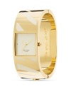 Go wild around the clock: kate spade new york's bangle ticker flaunts gold and white zebra stripes