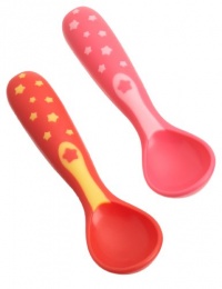 Gerber Graduates BPA Free 2 Pack Scoopin Spoon, Colors May Vary