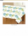 Homewear Full Bloom Printed Microfiber 60 by 84-Inch Oblong Table Cloth