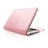 TopCase Leather Skin Case Cover with TopCase Mouse Pad for Apple 13-Inch/13.3-Inch Macbook Pro - Pink