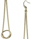 Michael Kors Gold Snake Loop Drop Earrings