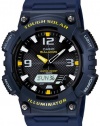 Casio Men's Sport AQS810W-2AV Blue Resin Quartz Watch with Black Dial