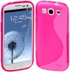 Cimo S-Line Back Flexible Cover TPU Case for Samsung Galaxy S III S3 (AT&T, T-Mobile, Sprint, Verizon, US Cellular, International) - Pink