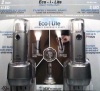 Eco-i-Lite Power failure light, Handheld light, Nightlight (2 Pack Silver)