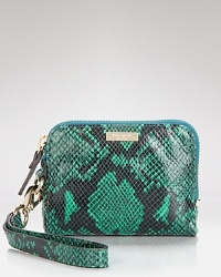 This kate spade new york wristlet flaunts a perfect mix of style and substance, crafted of snake embossed leather. It's a wildly exotic essential.