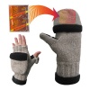 Heat Factory Women's Fold-Back Ragg Wool Gloves for use with Heat Factory Hand Warmers