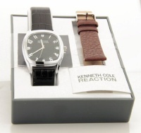 Kenneth Cole REACTION Men's RK5108 Box Set East to West Interchange Watch