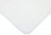 American Baby Company Portable/Mini Crib Waterproof Embossed Quilt-like Flat Sheeting Pad, White