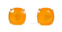 Kate Spade Orange Small Square Stud Earrings