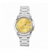 Seiko Men's SNKK13 5 Stainless Steel Goldtone Dial Watch