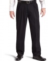 Lee Men's Wrinkle Resistant Relaxed Double Pleat Twill Pant