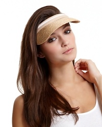 On or off the courts, this fashion-forward visor from Helen Kaminski is a chic accent.