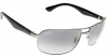 Ray-Ban RB3492 Highstreet Authentic Sunglasses/Eyewear - Matte Gunmetal/Crystal Gray Gradient / 62mm