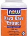 NOW Foods Kava Kava Extract Stress Support 250mg, 120 Capsules