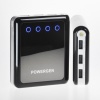 PowerGen PGMPP12000 12000mAh External Battery Pack Triple USB Port & 3Amps Output- Black