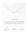 Dogeared's classic Whisper Cross miniature charm necklace is this season's elegant, versatile accessory.