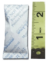 Silica Gel Desiccants - 5 Silica Gel Packets of 3 Grams Each