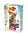 Lipton To Go Stix Iced Green Tea Mix, Tea and Honey, Blackberry Pomegranate, 10-Count (Pack of 12)