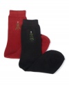 Step into the holiday spirit with these cozy cashmere socks from Charter club, featuring a festive rhinestone Christmas Tree.