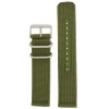 Nylon Watch Band Fits Seiko Watches Strap Military Green Stainless Heavy Buckle 18 millimeter